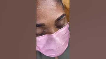 Brow Wax and Tint #shorts #shortsfeed #shortsvideo #brows