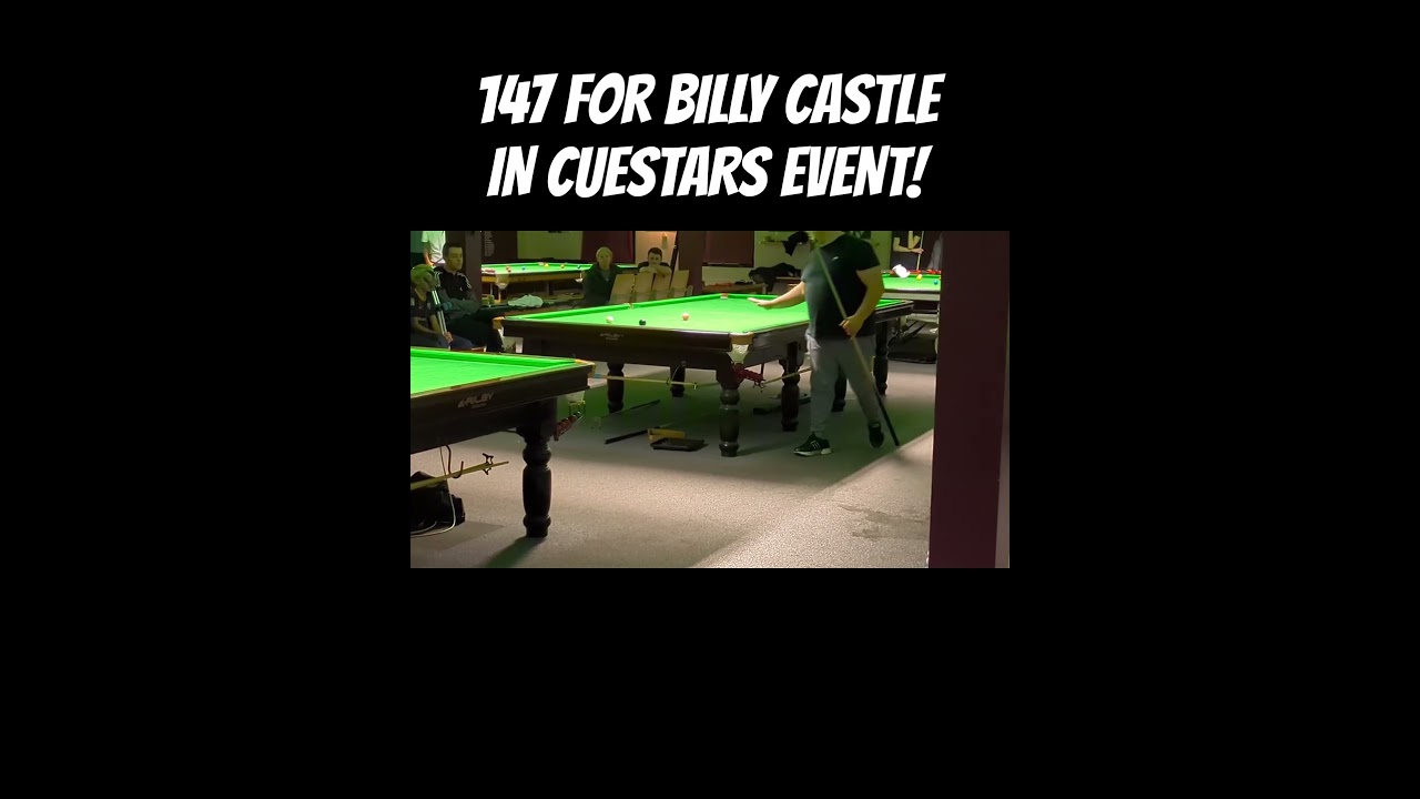 147 ДЛЯ БИЛЛИ КАСЛА НА ТУРНИРЕ CUESTARS! - Бывший профессиональный игрок играет в снукер-макс в к...