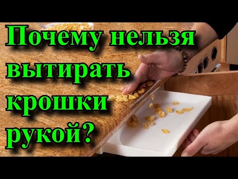 Почему нельзя вытирать крошки со стола рукой? Разные толкования приметы