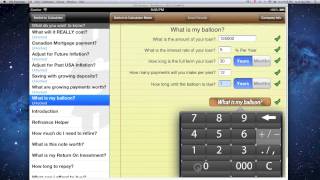 What is my Balloon payment? - 10bii Easy Mode - iPad screenshot 5