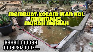 Biaya Pembuatan Kolam Minimalis Murah | Kolam Ikan Kaca | Kolam Koi Minimalis