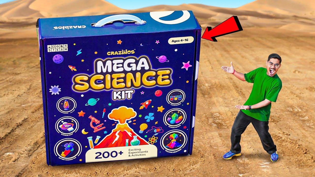 Unboxing & Testing- CRAZINOS MEGA SCIENCE KIT | Cool Science