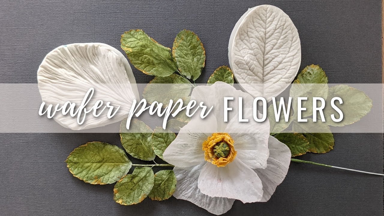 How to make pom pom flowers out of wafer paper - Akiko WhiteAkiko White