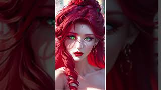 Ai Lookbook 7: If Flowers Were Beautiful Girls. Fantasy Art #Shorts #Shortvideo