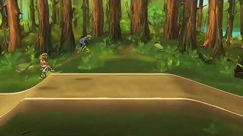 Mad Skills BMX 2 replay: Finished Track 1-4 in 0:24.703!