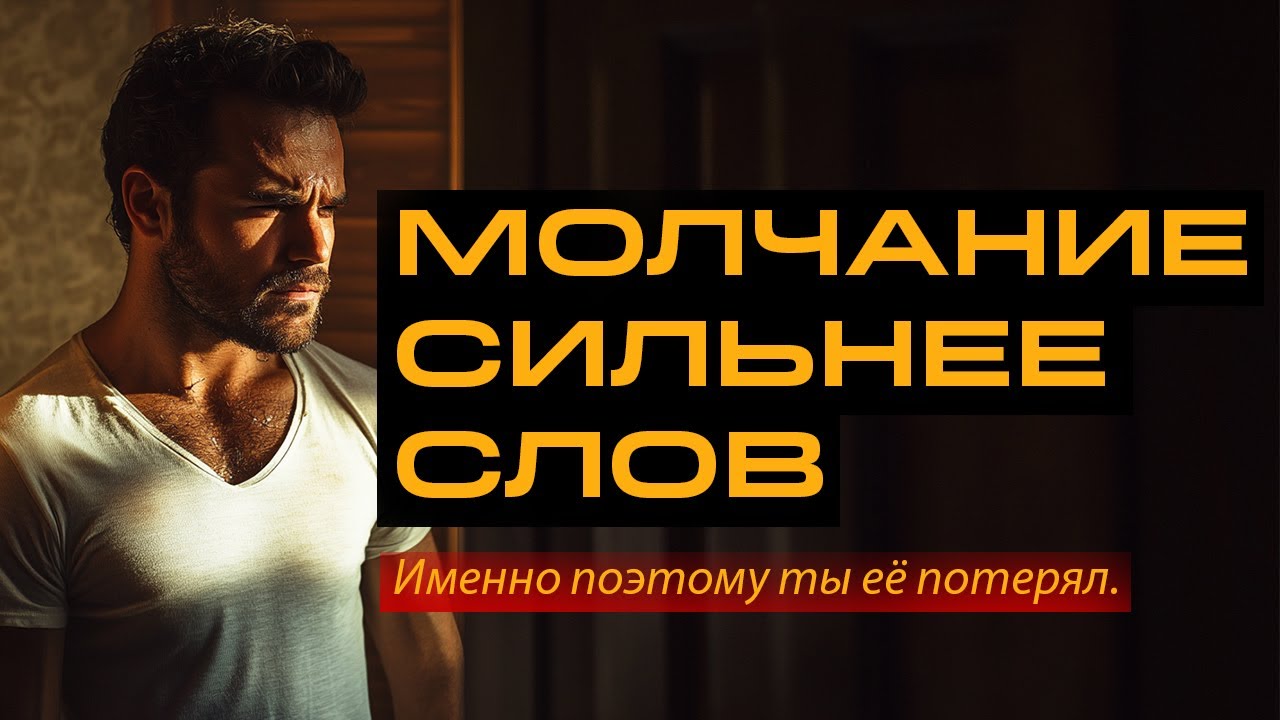 Женщина уходит, когда ты говоришь. А возвращается, когда ты молчишь