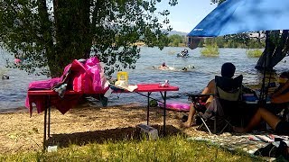 Америка.ЮТА. Поездка к озеру Pineview. Любимое озеро! Отдых в Америке.
