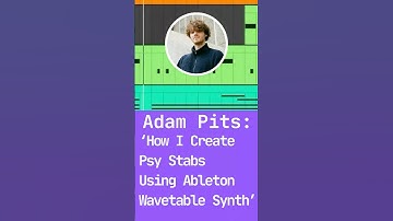 Adam Pits: Creating  Psy Stabs Using Ableton Wavetable Synth