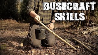 ทักษะ bushcraft เริ่มต้นและเคล็ดลับในการใช้มีด bushcraft สำหรับงานฝีมือใน