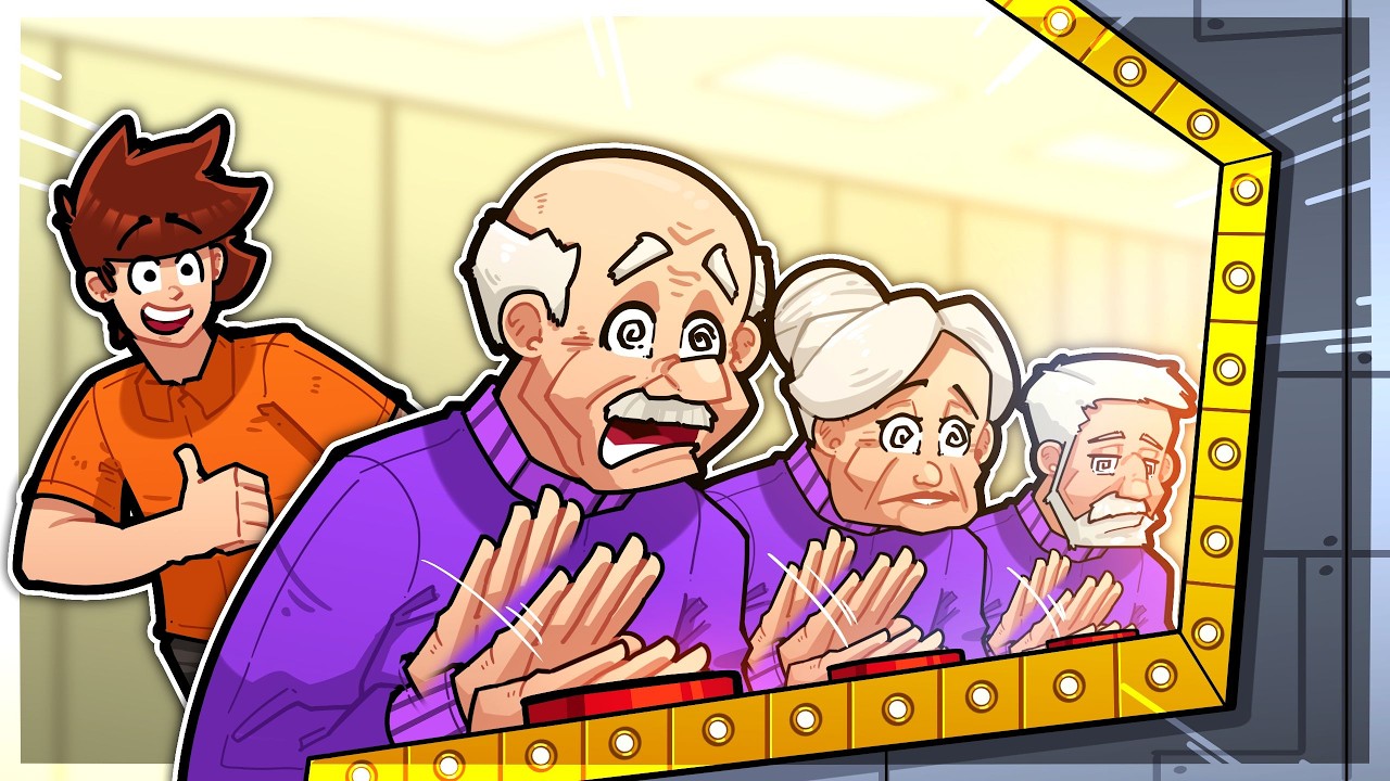 I forced the elderly to gamble for me