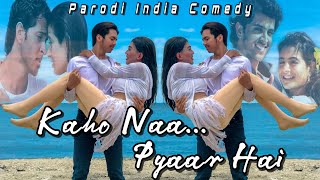 Kaho Naa Pyaar Hai ~ Parodi India Comedy Versi By U Production || Hrithik Roshan ~ Ameesha Patel