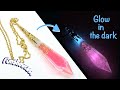 Glow in the dark crystal pendant- FUNSHOWCASE- RESIN CRAFTS- TUTORIAL