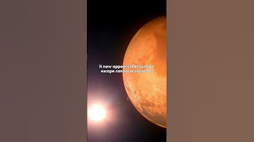 Why Is There So Little Water Left On Mars? #shorts