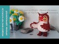 Сова из "Винни Пух", ч.3. Owl from the "Winnie the Pooh", р.3. Amigurumi. Crochet.  Амигуруми.