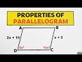 Properties of Parallelogram Quiz