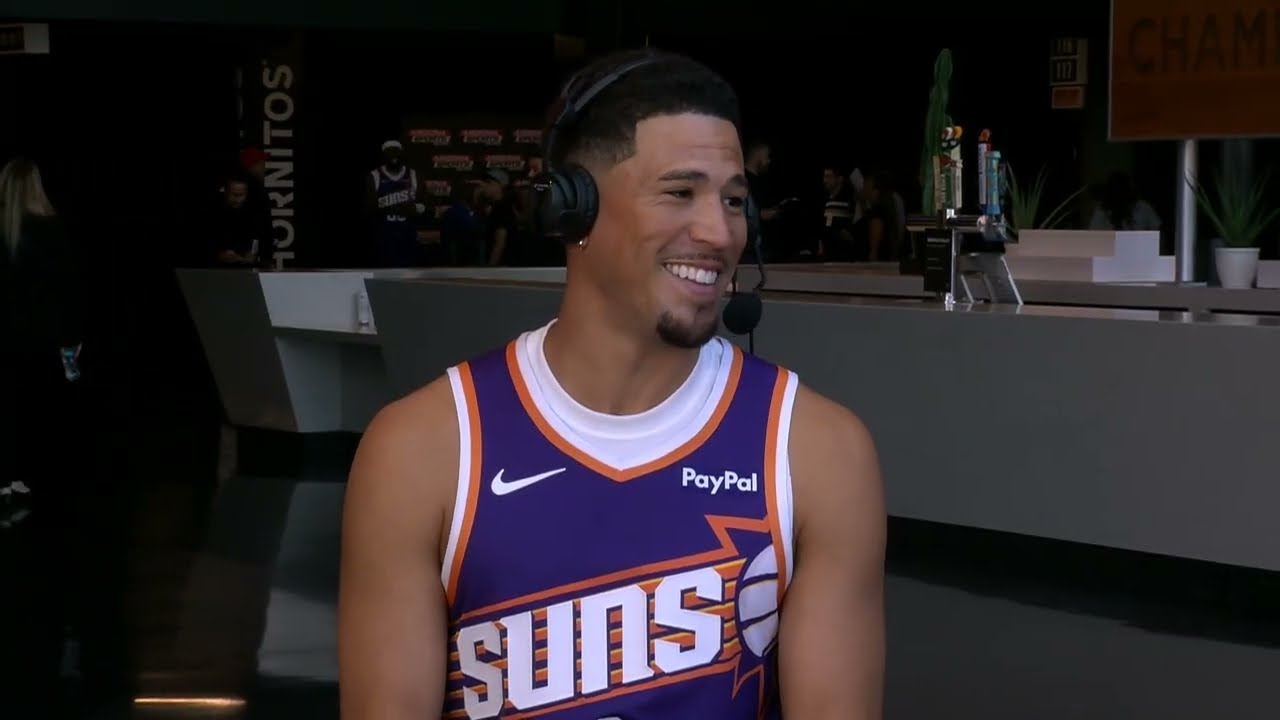 Devin Booker 2025 Media Day Interview with Tom Leander and Tom Chambers | Phoenix Suns