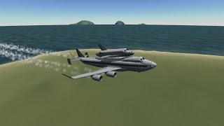 Putting a Shuttle on the 747 - STOCK KSP