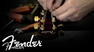 How To | Changing Acoustic Guitar Machine Heads | Fender