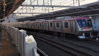 東急大井町線6000系6103F急行大井町行き二子新地駅通過(2023/4/16)