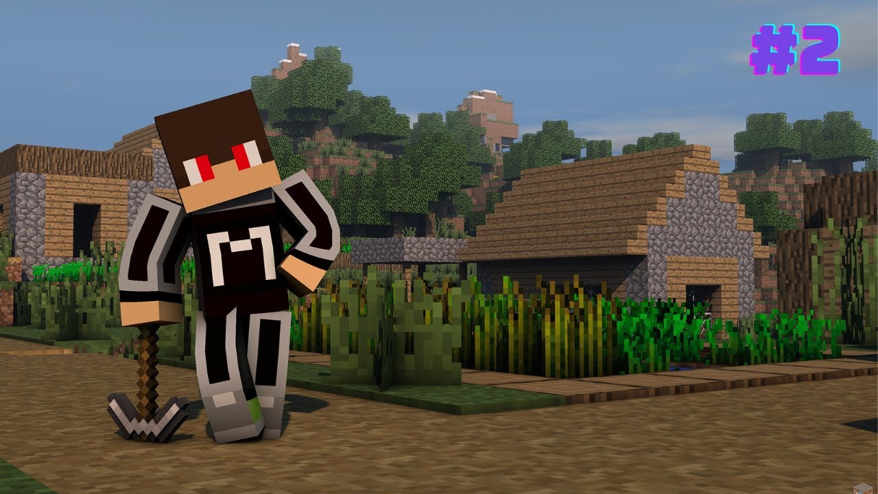 Finally found village !! | Minecraft gameplay #2 | Minurem - YouTube