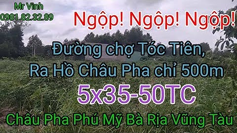 Bán đất Tóc Tiên 5x35-50TC ngay chợ Tóc Tiên  ra hồ Châu Pha chỉ 500 m Phú Mỹ Bà Rịa Vũng Tàu giá rẻ