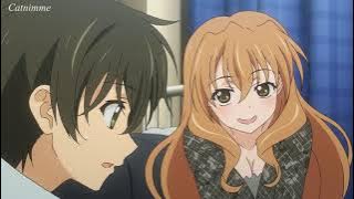 Golden Time Kaga and Banri in LOVE