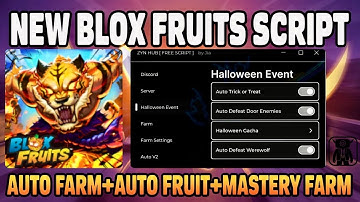 Blox Fruits Script Update 28 (Roblox) | AUTO FARM, AUTO RAID, RACE V4, RAIN FRUIT+ Halloween Event