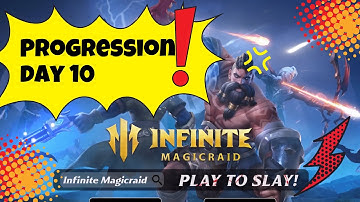 Progression - Day 10 - Space Temple Floor 8 - Interrupted hibernation - Infinite MagicRaid