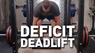 How To Deficit Deadlift - Stronger Off the Floor to INCREASE YOUR DEADLIFT