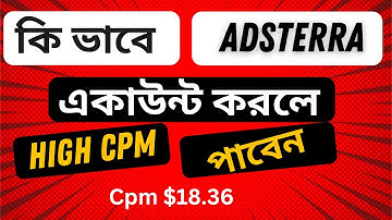 Adsterra account create bangla 2024 | Adsterra free-earning tricks Bangla