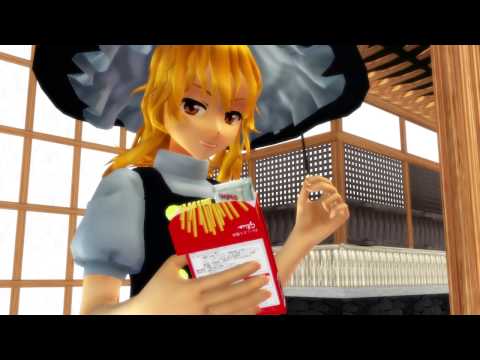 レイマリがポッキー食べるだけ