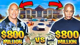 💰THE ROCK vs DR. DRE  Lifestyle 2023  Net Worth, Car Collection, Fortune,  Mansion.. CELEBRITY WORLD