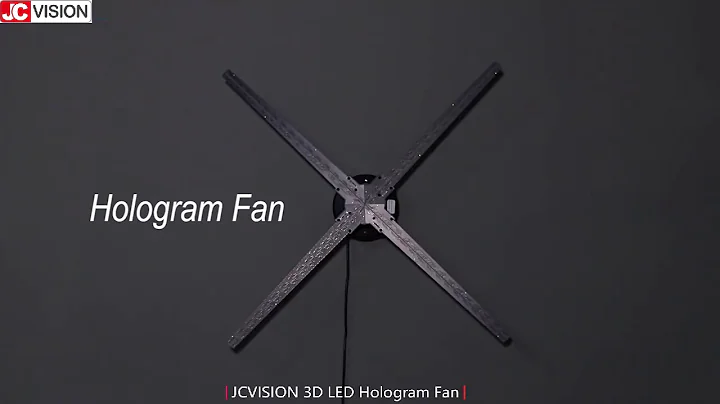 JCVISION 3D LED Hologram Fan Display