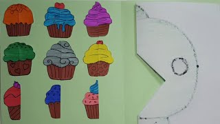 Cupcake coloring game screenshot 4