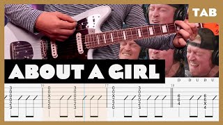 Nirvana - About a Girl (Electric Version) - Guitar Tab | Lesson | Cover | Tutorial Resimi