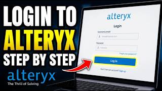 How to login to Alteryx - Quick Tutorial