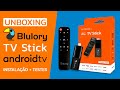 TESTANDO a Blulory TV Stick 4K do AliExpress | AndroidTV ORIGINAL? UNBOXING + Configuração 🤔📺