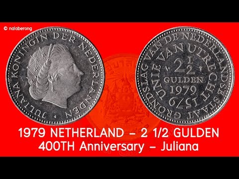 Netherlands Coin 2 ½ Gulden 1979 