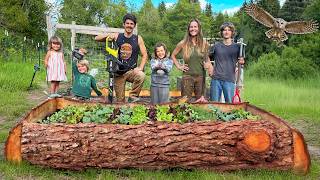 7 Days Working on the Homestead: Building Garden Beds & Surprise Baby Bunnies