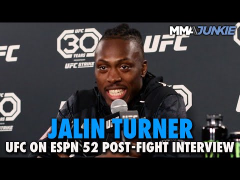 Jalin Turner Reacts to Late Referee Stoppage in Bobby Green Knockout | UFC Austin