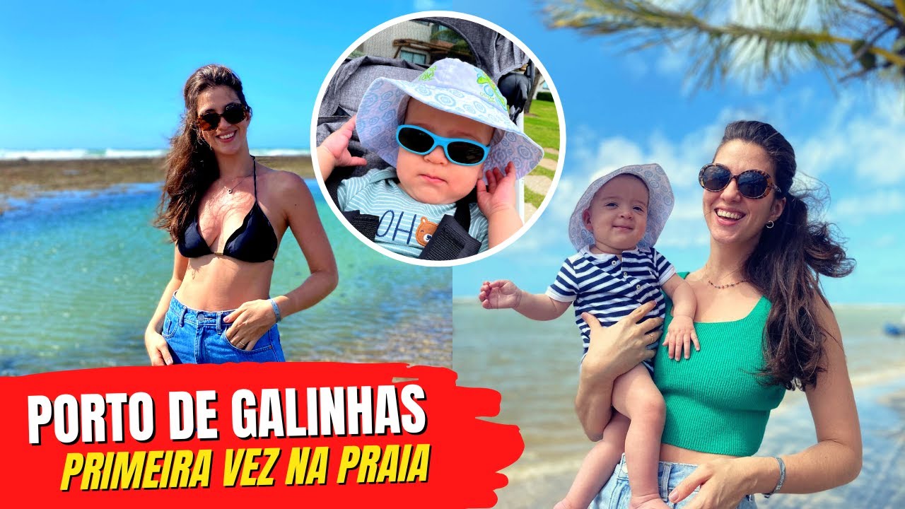 VIAGEM PARA PORTO DE GALINHAS / PRIMEIRA VEZ NA PRAIA / VLOG