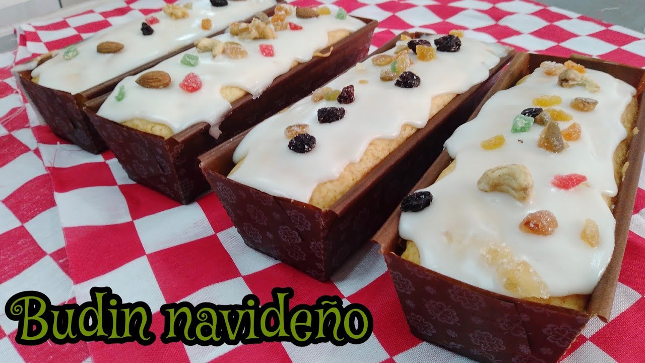 BUDIN NAVIDEÑO ECONOMICO PARA VENDER. SALEN 4 budines. - YouTube