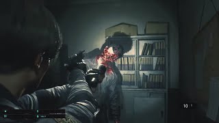 Zombie Refuses To Die Resident Evil 2 Remake Demo Gameplay Ps4 1 Shot