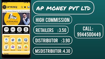 AP money Private Limited recharge business best commissions
