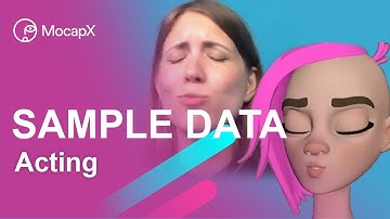 MocapX facial mocap Sample data - Lucy