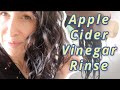 HOW TO DO APPLE CIDER VINEGAR RINSE | EASY CURLY GIRL METHOD