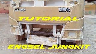 TUTORIAL MEMBUAT ENGSEL JUNGKIT KABIN MINIATUR TRUK CANTER