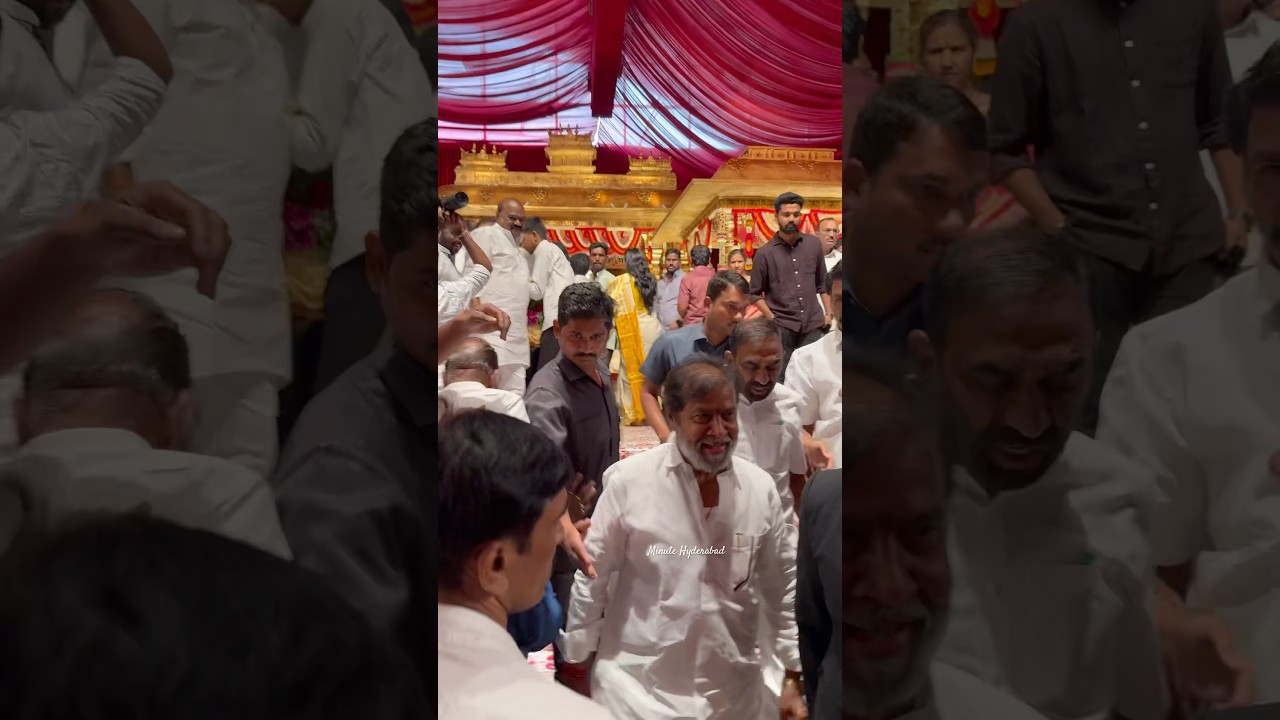 Damodar Raj Narsmiha Attended MLC Anji Reddy Son Marriage 