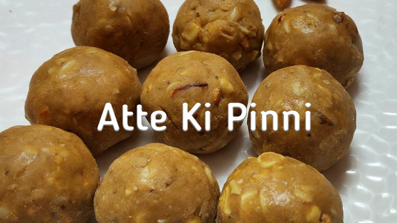 Atta Dry Fruits Laddu recipe Punjabi Pinni recipe YouTube