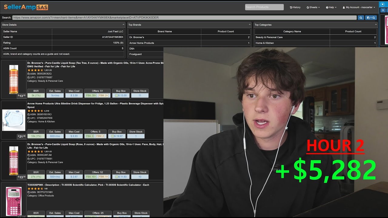 rewrite this title Sourcing Until I find ,000 Of Profit Amazon Online Arbitrage